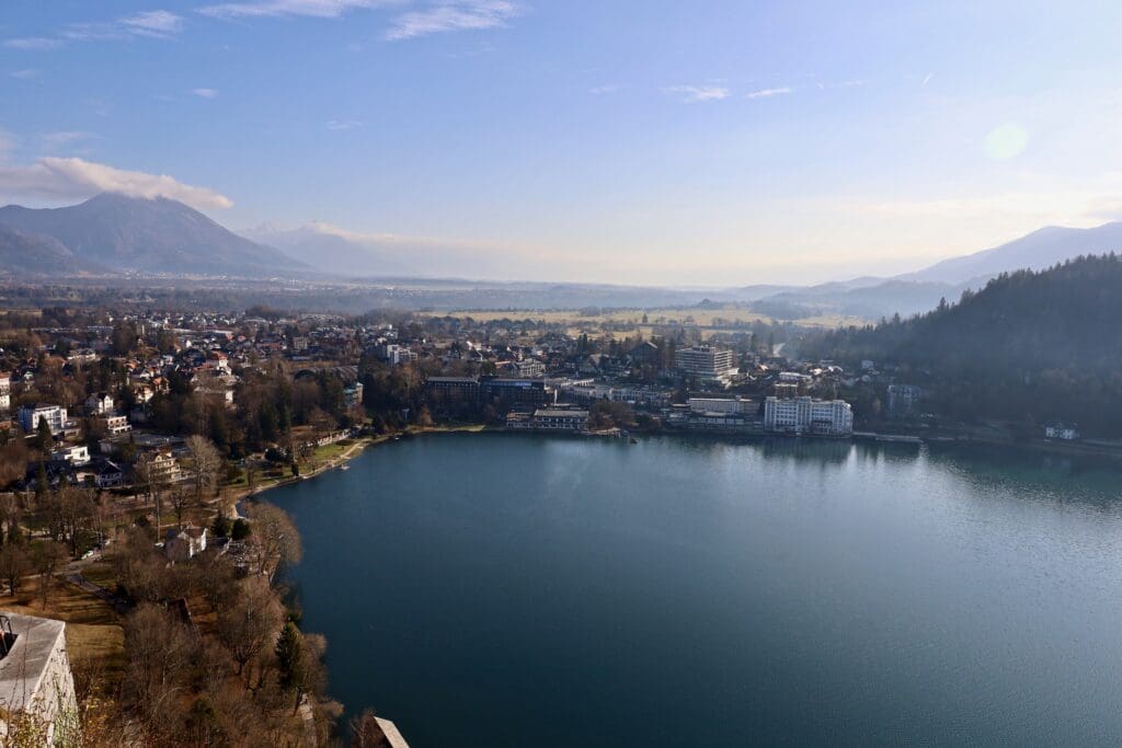 Lake Bled from Bled Castle