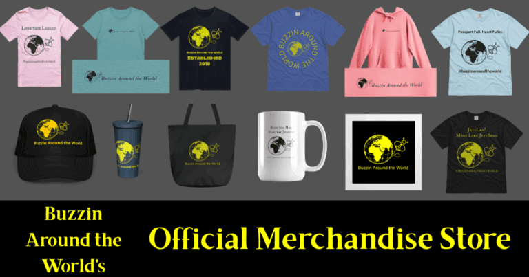Buzzin Around the World Merch Store