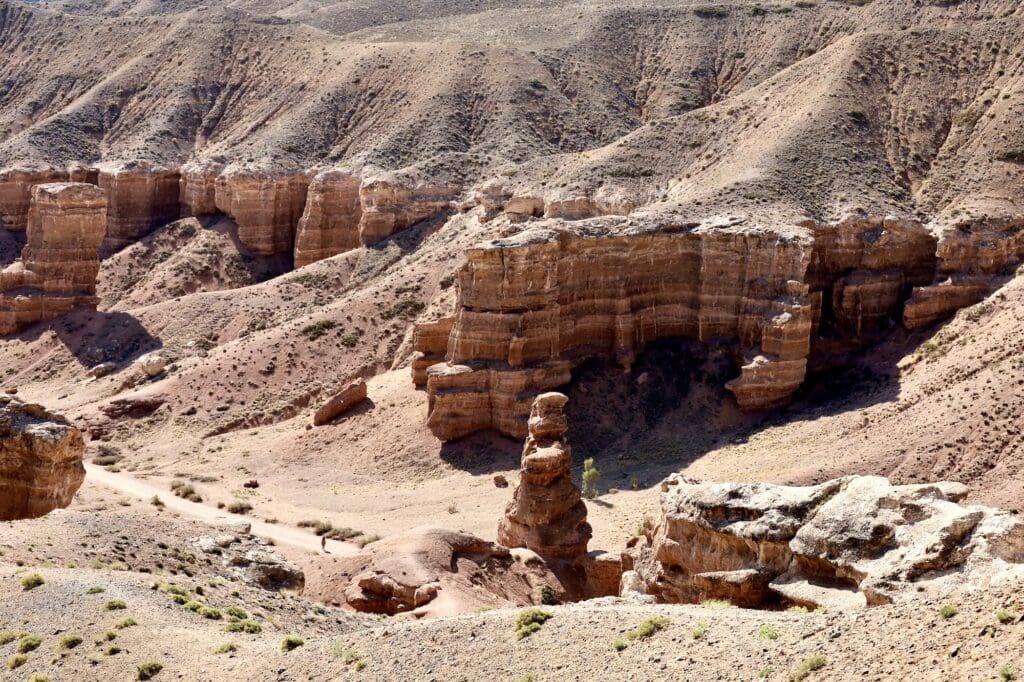 Charyn Canyon from the Upper Rim