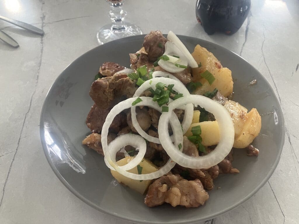 Kuurdak (Lamb, Potatoes, Onions)