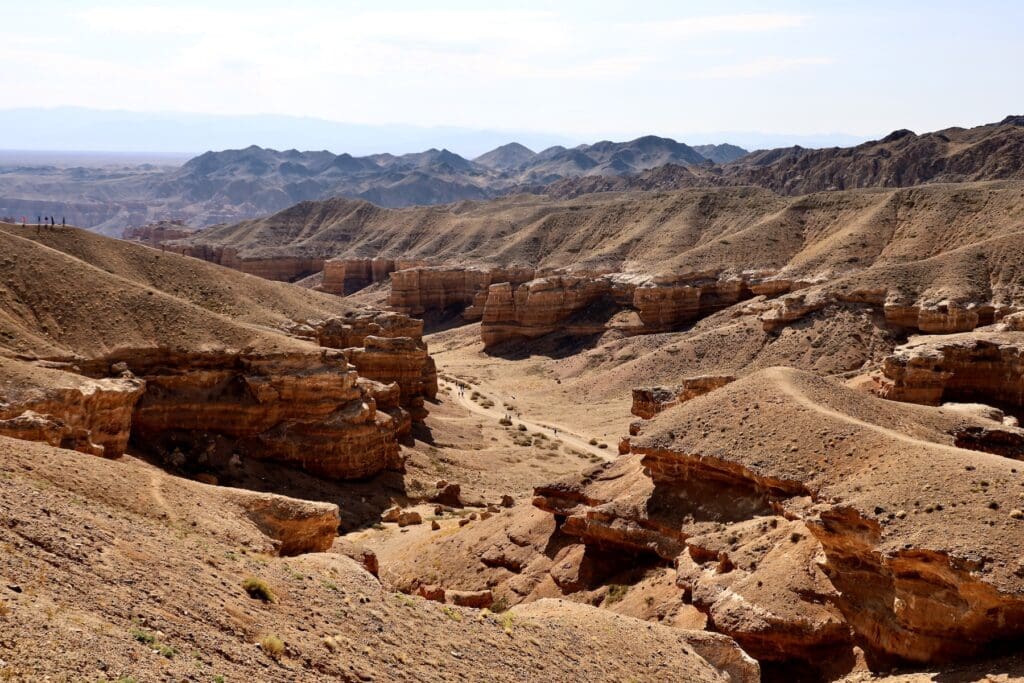 Charyn Canyon from the Upper Rim