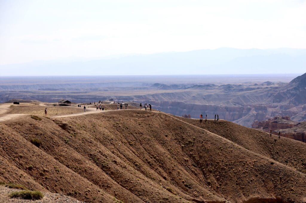 Hiking Along the Rim of Charyn Canyon