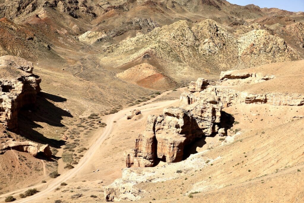 It Was Over 100 Degrees Fahrenheit at Charyn Canyon