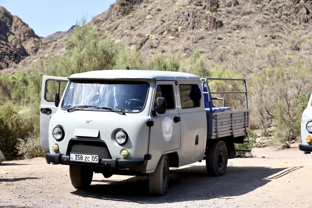 Soviet Era Cruiser at Charyn Canyon