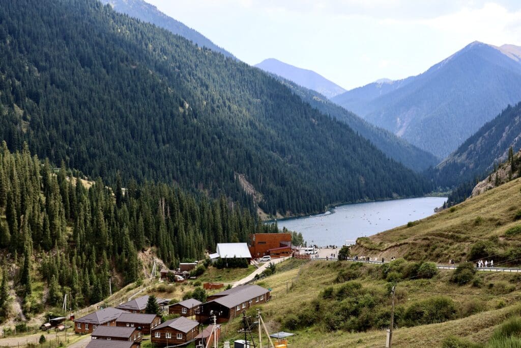 Lake Kolsay from the Observation Platform