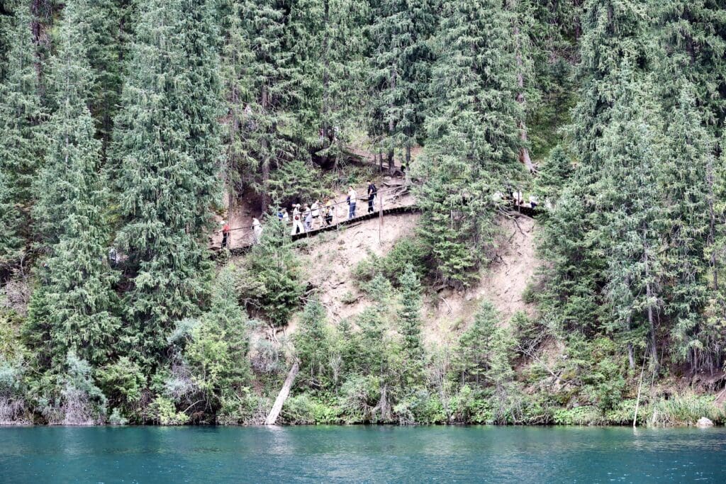 Walking Path Around Kolsay Lake (Walking Left)