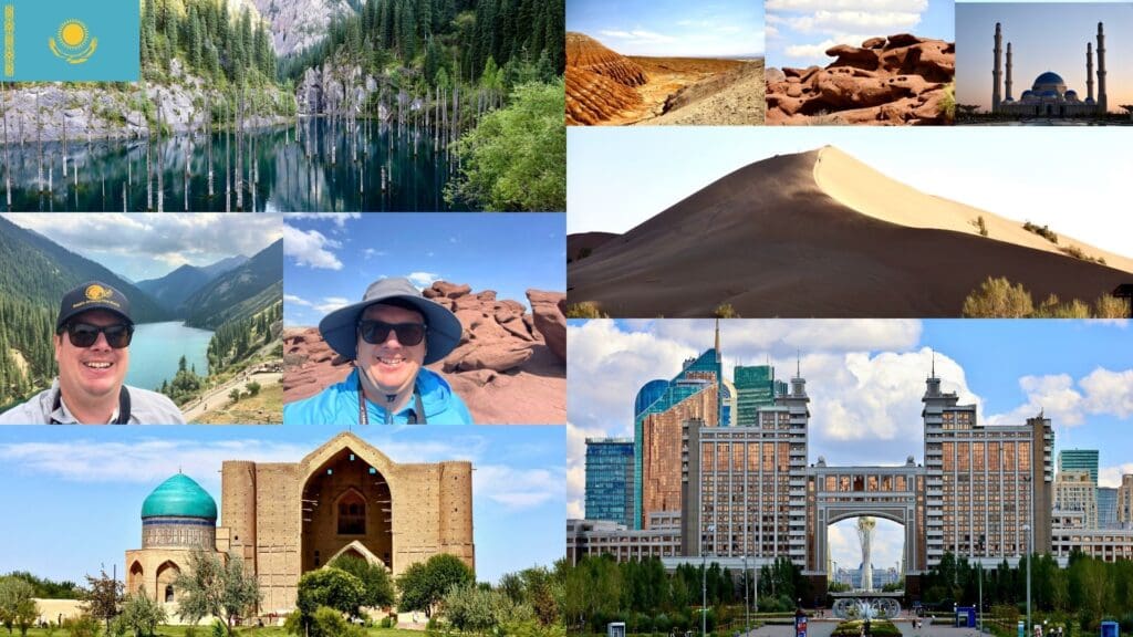Kazakhstan Trip Photo Collage