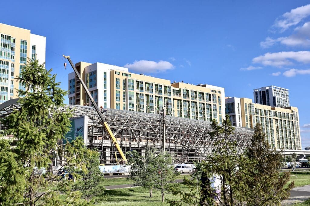 Light Rail Station Under Construction