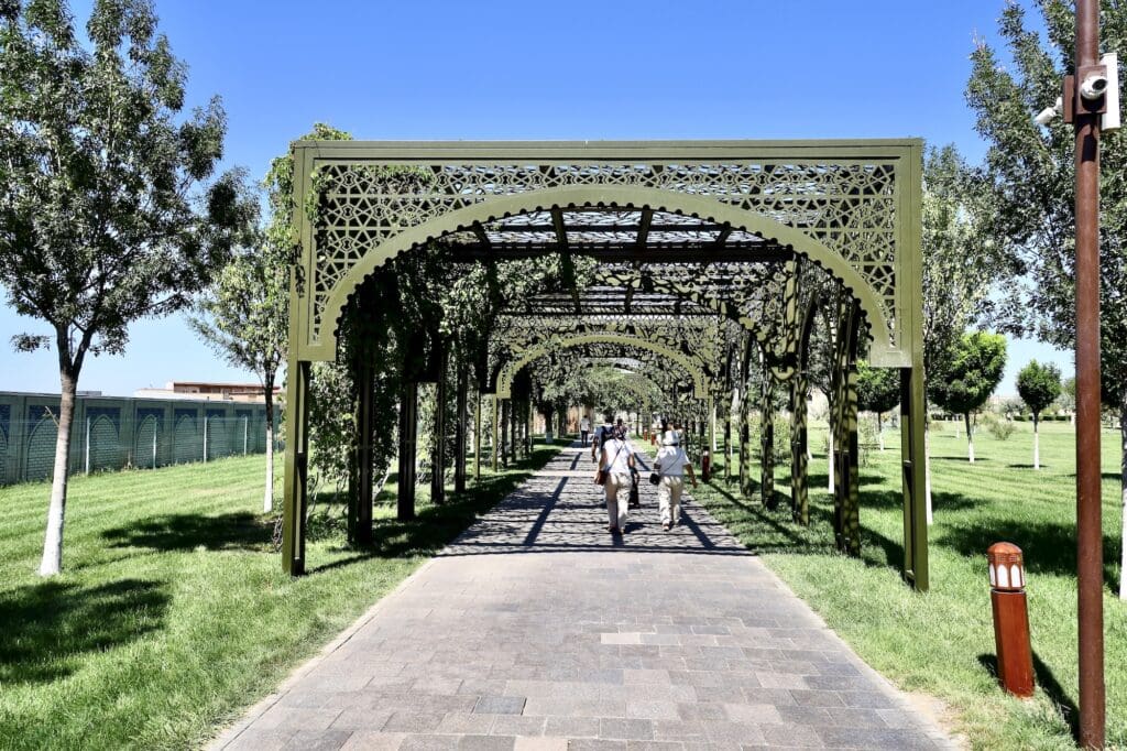 A Shady Path in Turkistan