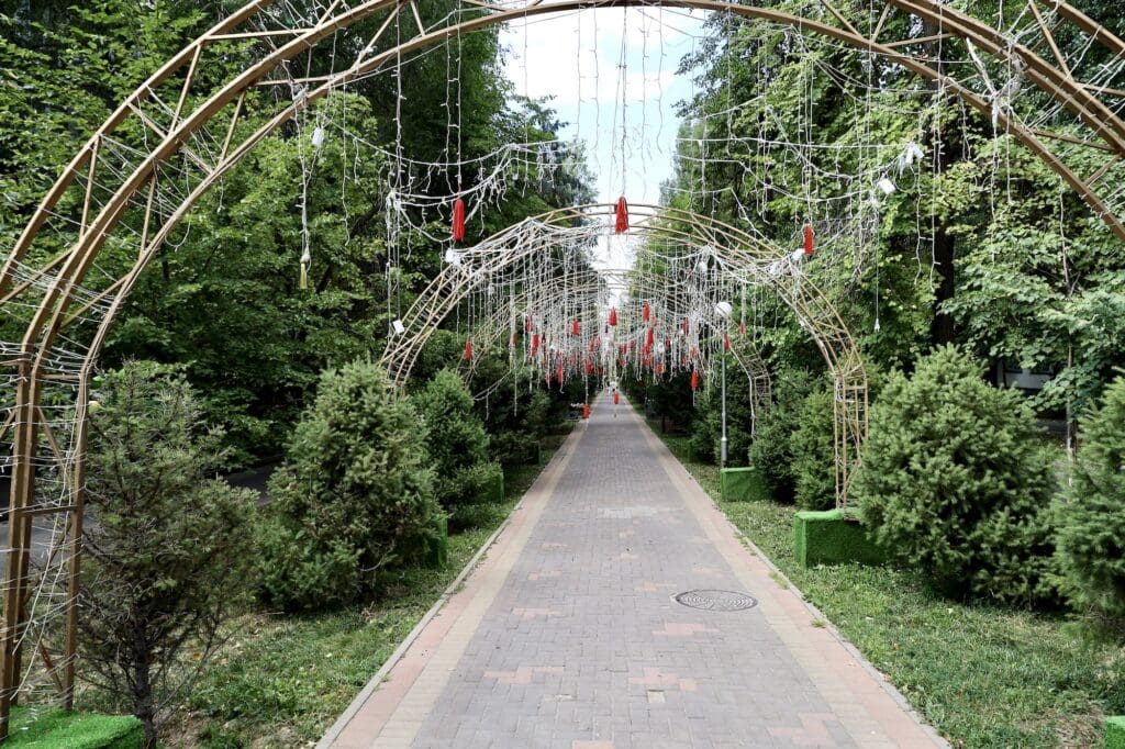Lots of Green Space in Almaty