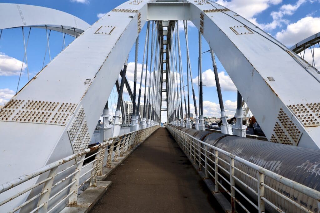 Crossing the Ishim River