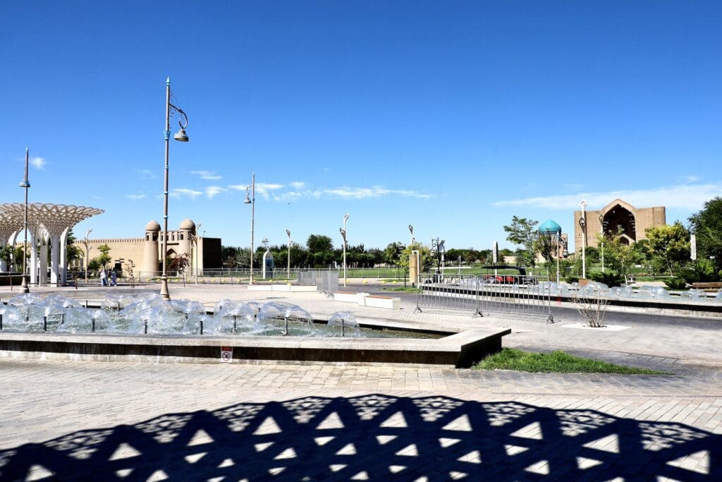 The Mausoleum of Khoja Ahmed Yasaw Was Within Walking Distance from the Hampton by Hilton