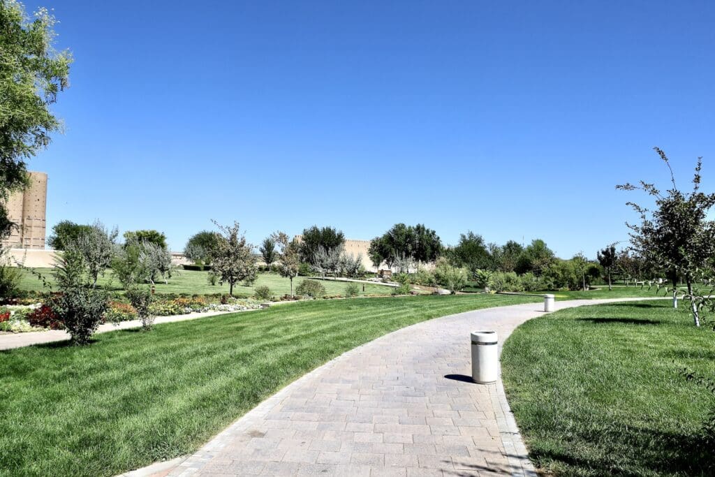It is Easy to Walk Around the the Azret-Sultan Reserve