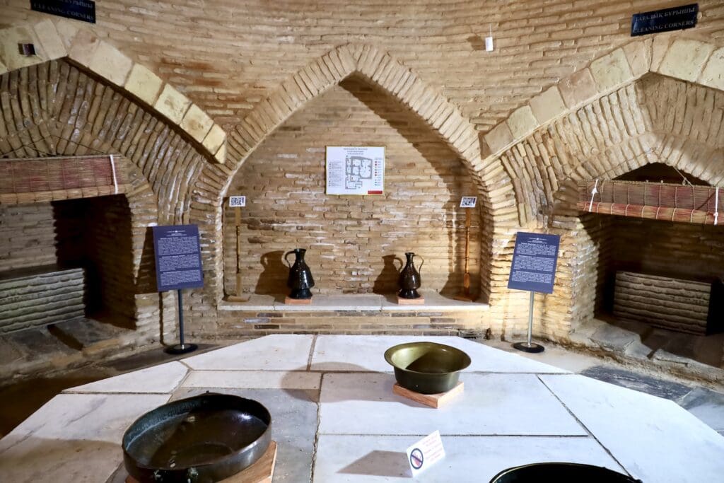 Eastern Bathhouse Interior - Central Washing Room