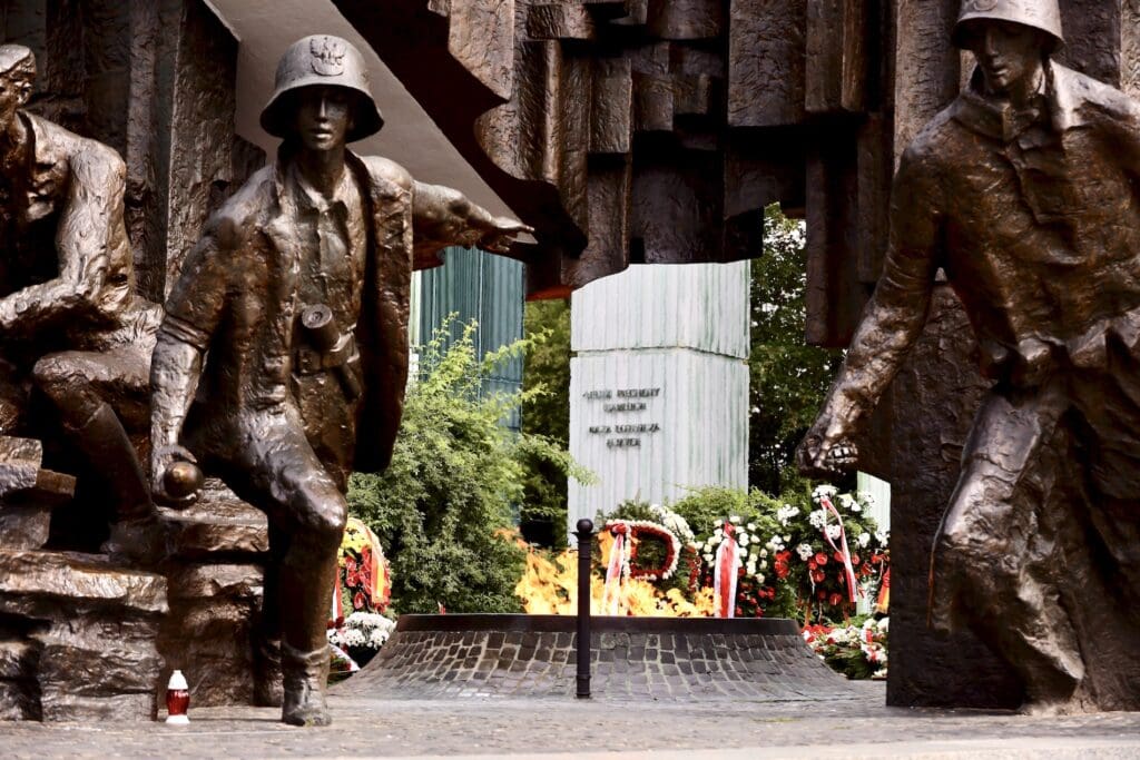 Warsaw Uprising Monument's Eternal Flame
