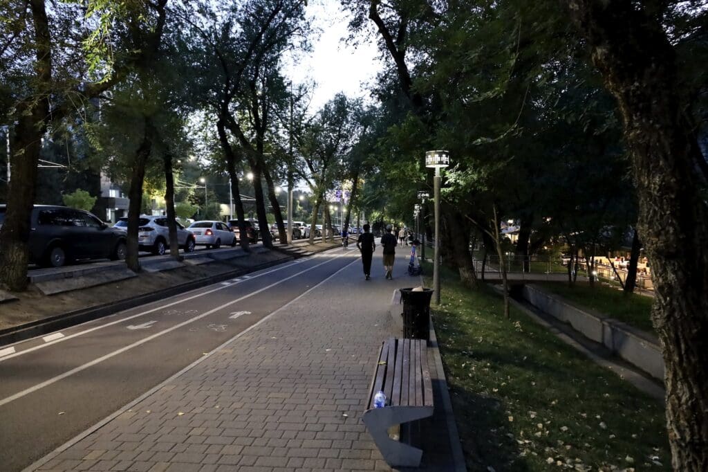 Much of Almaty is Full of Small Hills