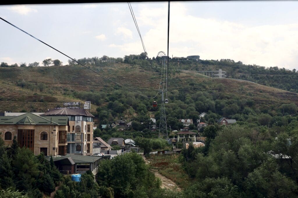 On Board the Kok Tobe Cable Car