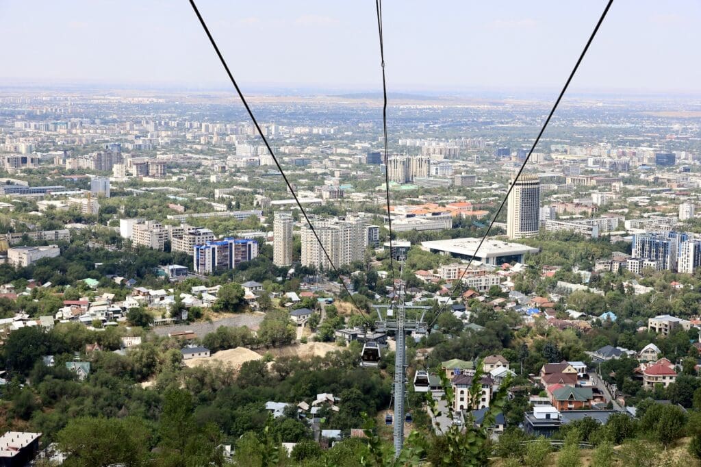 View from the Kok Tobe Cable Car