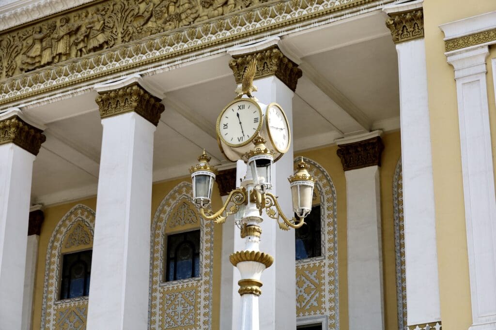 Abay Kazakh National Opera and Ballet Theatre Clock