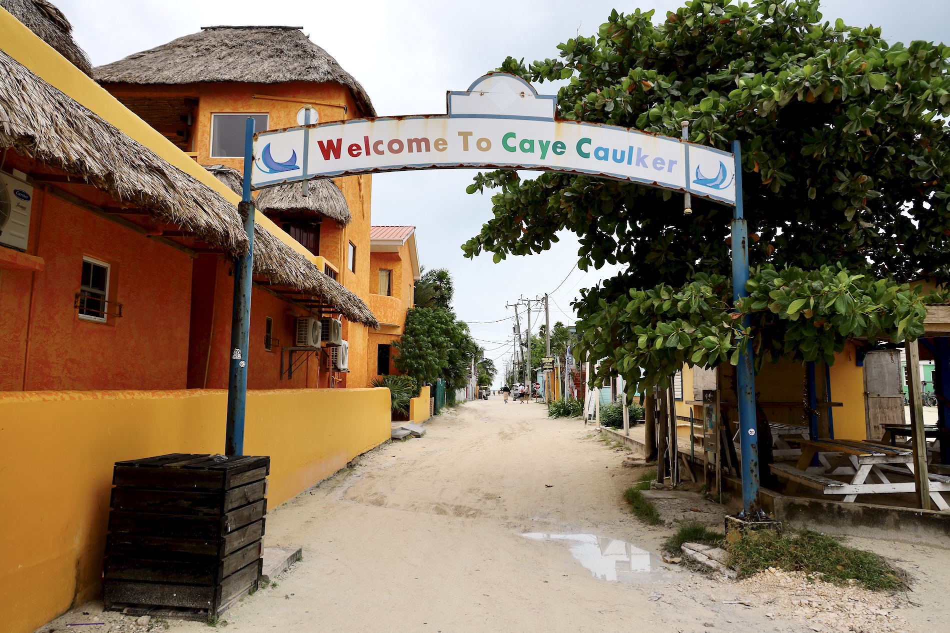 Welcome to Caye Caulker Sign