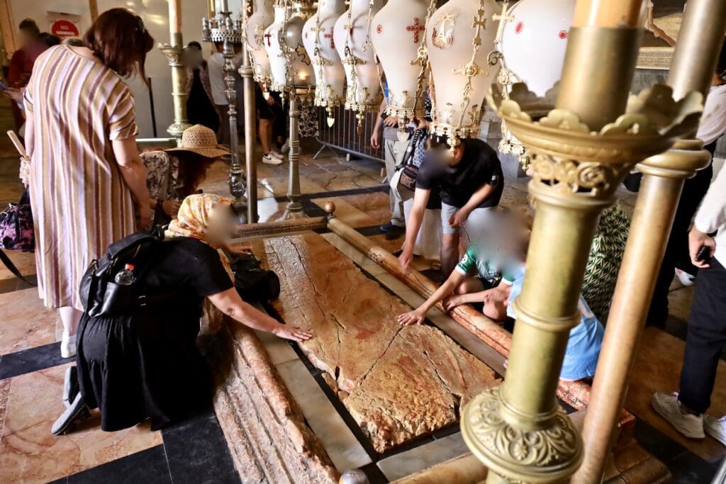 Stone of Anointing - Church of the Holy Sepulchre