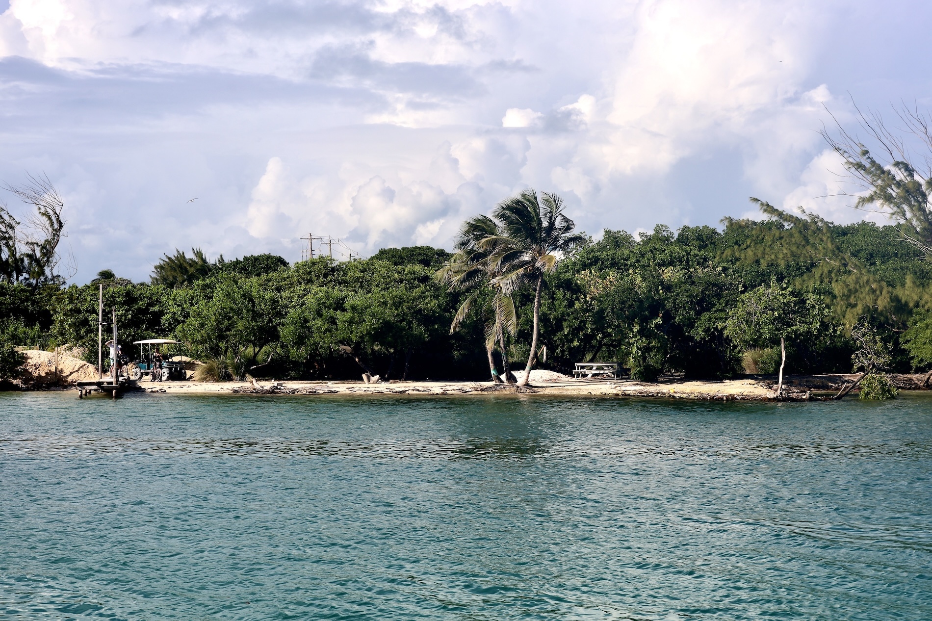 Looking Across The Split - Caye Caulker, Belize