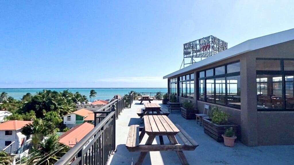 Rooftop - Coral View Hotel - Caye Caulker, Belize