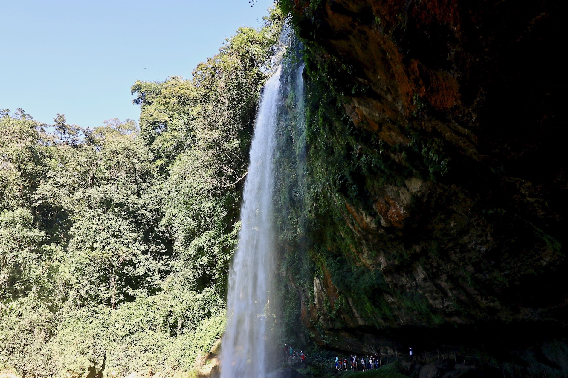 The Waterfall Curtain of Misol Ha