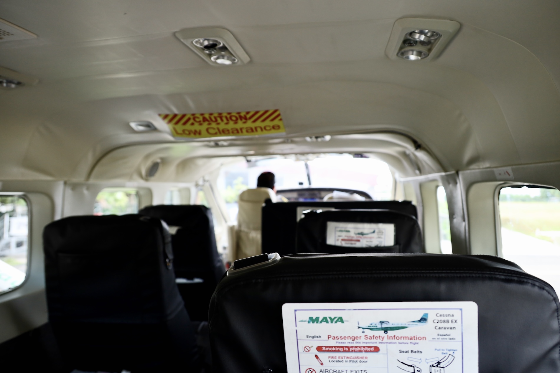 Onboard a Maya Air Cessna Grand Caravan