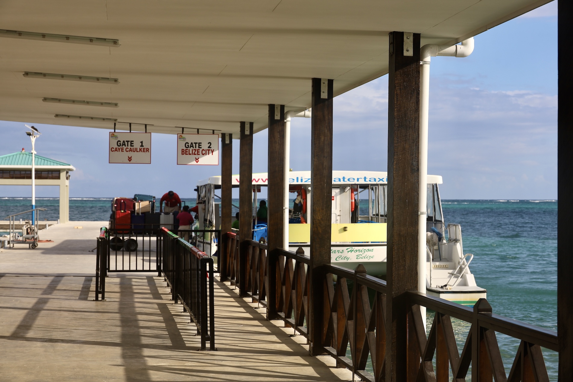 San Pedro Belize Watertaxi Dock