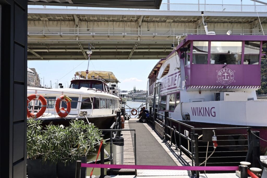 The Purple Boats of Silverline River Cruises