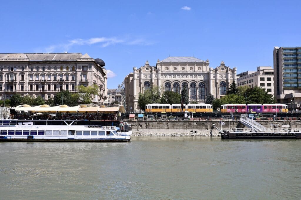 Vigadó Concert Hall - Photographed During a Danube River Sightseeing Cruise