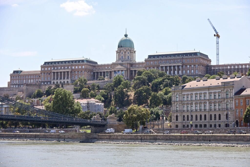 Buda Castle - Photographed from the Danube During a Sightseeing Cruise