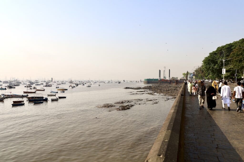 The Waterfront Near the Taj Mahal Palace Hotel