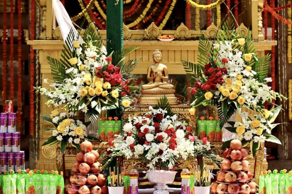 Buddha Statue Near the Mahabodhi Temple