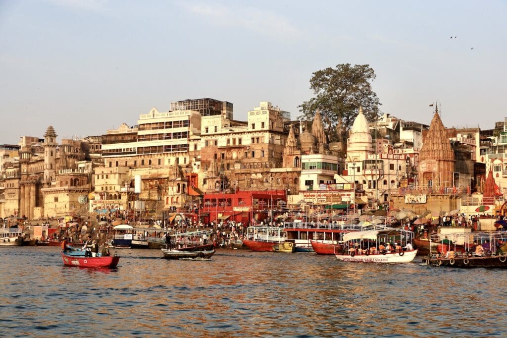 Crowds Near the Dashashwamedh Ghat