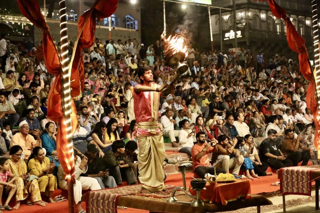 A Great View of the Ganga Aarti