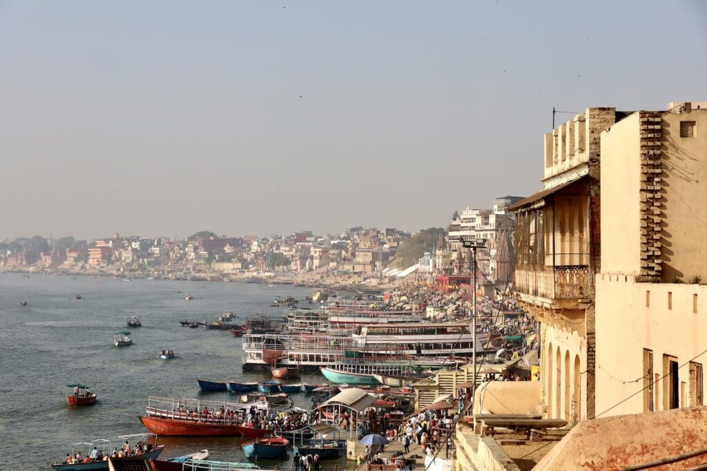 Varanasi, India on the Ganges River