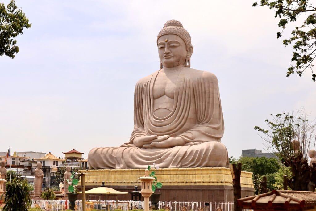 The Great Buddha Statue was a Highlight of My Day Trip to Bodh Gaya