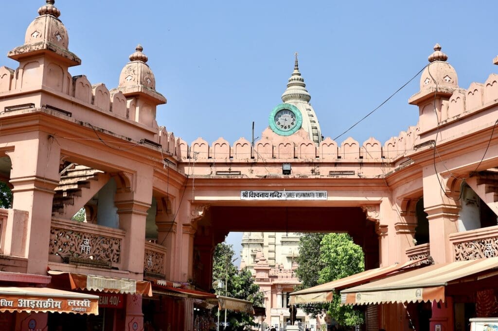 Entrance to Shri Vishwanath Mandir Temple