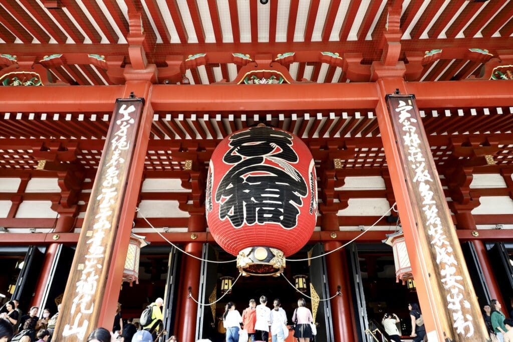 Main Worship Area at the Sensoji Temple