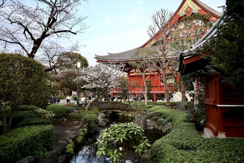 The Grounds of the Sensoji Temple