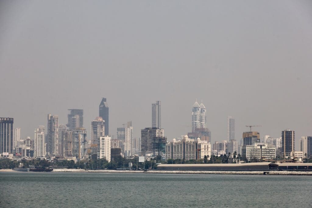 Part of the Mumbai Skyline (From Marine Drive)