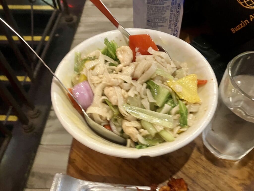 Chicken and Noodles - Leopald Cafe