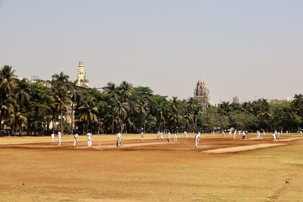 A Cricket Game at Oval Maiden