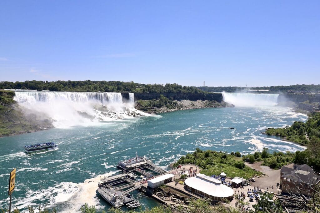 The American Falls and Horseshoe Falls
