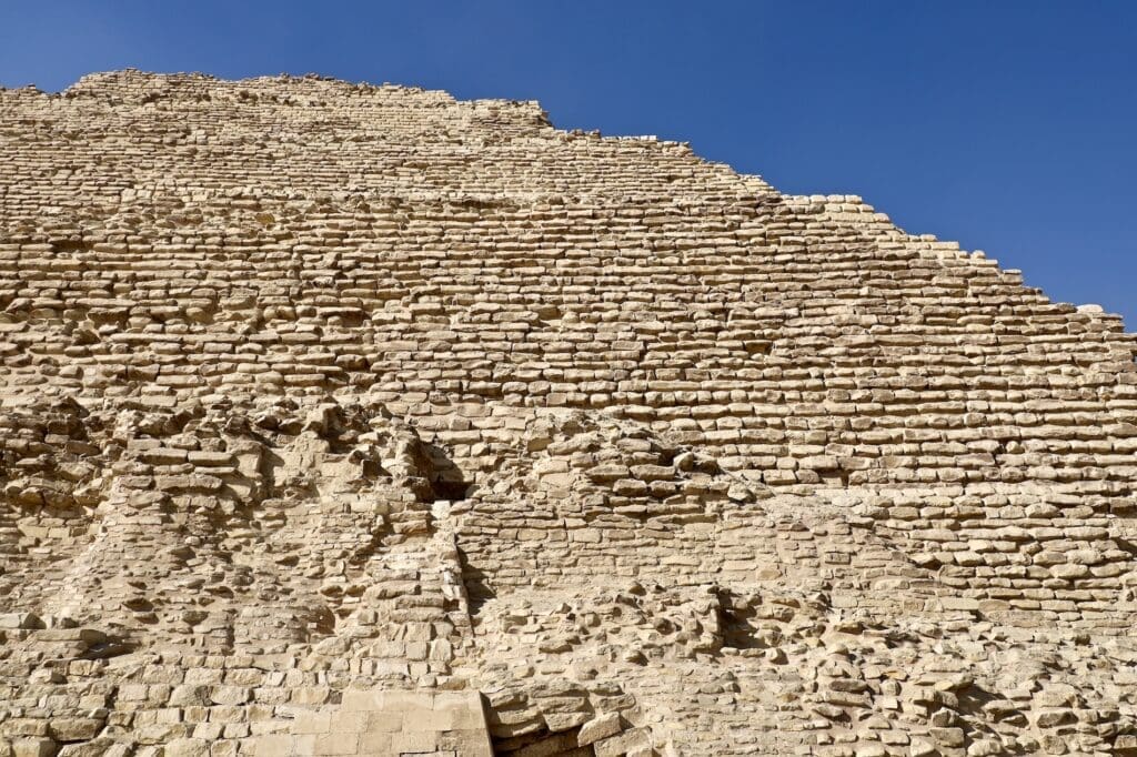 The Side of the Step Pyramid of Djoser