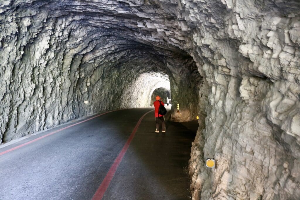 Tunnel Through the Rocks at Taroko Gorge