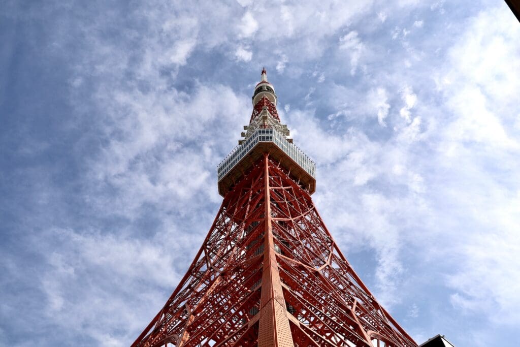 Looking Up at Tokyo Tower