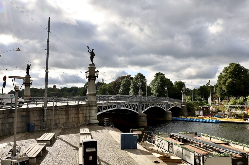 Djurgårdsbron Bridge Connecting Djurgården to Central Stockholm
